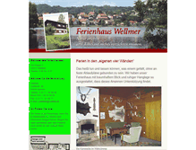 Tablet Screenshot of ferienhaus-wellmer.de